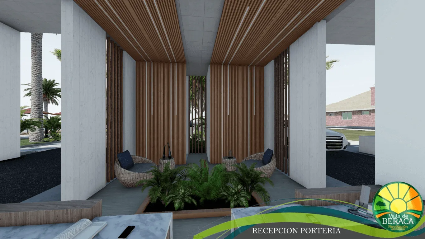 Recepción de la portería
